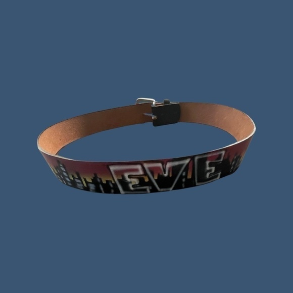 ?genuine Leather Airbrushed Belt. main image 11